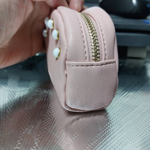 Juicy Couture Good Size Clip On Mini Coin Purse Mini Wallet Bag Charm Keyring - Picture 6 of 7